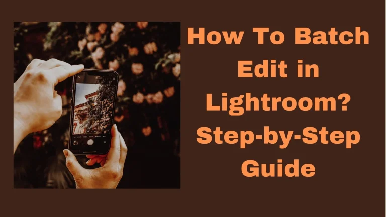 How To Batch Edit in Lightroom? (Step-by-Step Guide)