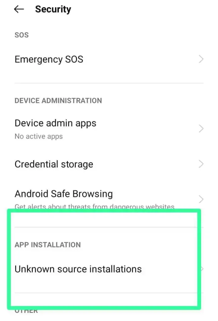 13 Allow Unknown Sources